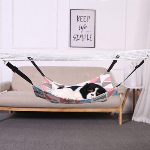 Small Pet Hammock Comfortable Soft Kitten Puppy Sleeping Pad Waterproof Cat Dog Bed Adjustable Pets Hammock