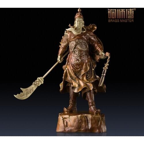 Copper master copper ornaments "Qiankun righteousness (medium)" Guan Home Furnishing Crafts Ornament