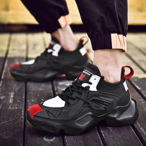 Hot Sale Men Running Shoes Platform Sneakers Comfortable Thick Sole Outdoor Sport Sneaker Brand Non-Slip Walking Sports Shoes