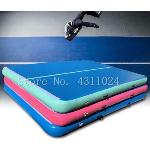 Free Shipping 2m/3m/ 4m Inflatable Air Track Inflatable Gymnastics Mat Air Tumbling Mat Inflatable Gymnastics Cheer Mats