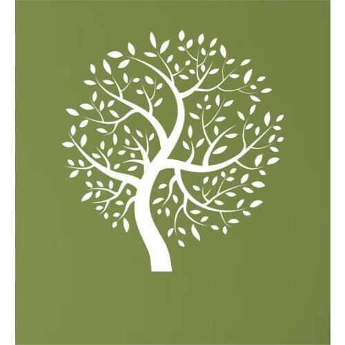 Tree Pattern Wall Stickers For Kids Rooms Nursery Tree Nature Interior Wall Decal Vinyl Leaves Plant Art Mural DIY Decor SYY625