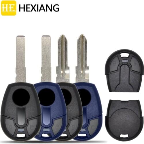 HE Xiang Car Remote Key Shell Case For Fiat Positron EX300 Auto Smart Control Replacement Transponder Chip Blank Housing Cover