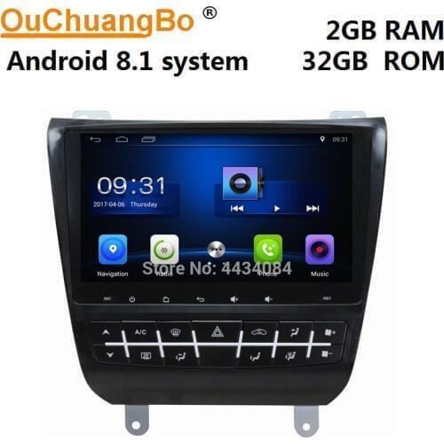 Ouchuangbo car gps head stereo unit android 8.1 for FAW Besturn B50 2016 support 4 core USB SWC wifi dual zone 2+32