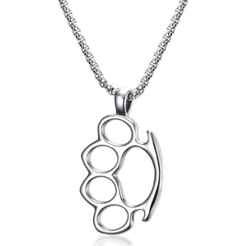 Stainless Steel Dog Pet Paw Print Pendant Necklace Jewelry Gift For Him with Chain