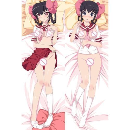 Hot Japanese Anime Hugging Pillow Cover Case Pillowcases Decorative Pillows Double-Sided 2Way 2WT Kami nomi zo Shiru Sekai