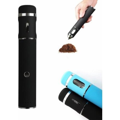 Portable Metal Tobacco Shredder for Smoking,High Speed Electric Pen-Type Weed Grinder Spice Crusher Smoke Shops Supplies 4Color