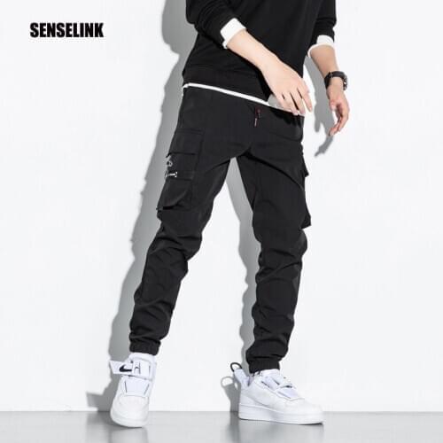 S-8XL Mens 2021 New Fashion Korean Classic Joggers Cargo Pants Brand Trousers Clothing Multi Pocket Hip Hop Streetwear Pants