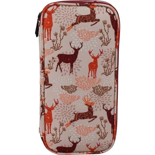 Knitting Storage Bag Empty Crochet Hooks Knitting Needles Kit Organizer Case for Needles Scissors Ruler Sewing Bag