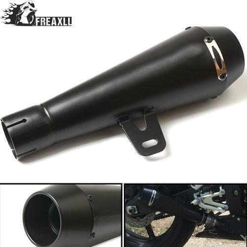 36-51MM Universal Motorcycle Exhaust Pipe Escape GP Moto Pot Muffler Slip on For kawasaki ninja 300 aprilia suzuki sv 650 honda