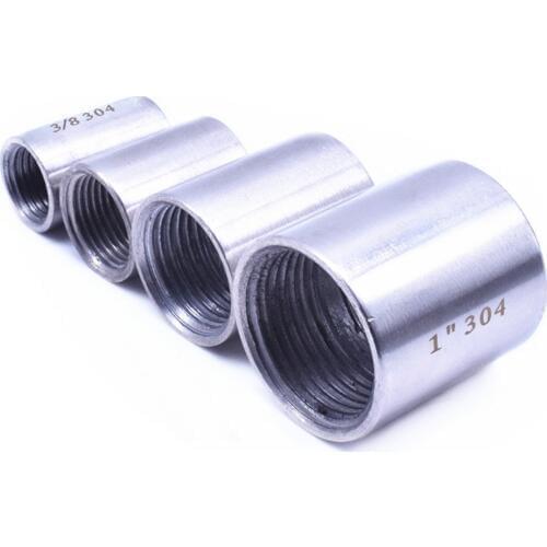 Water connection Adpater 1/8" 1/4" 3/8" 1/2" 3/4" 1" 1-1/4" 1-1/2" Female Threaded Pipe Fittings Stainless Steel SS304