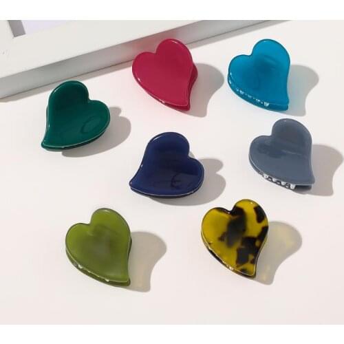 New Fashion Simplicity Candy Leopard Love Hairpin Duckbill Clip Side Clip Bangs Clip for Women Girl Hair Accessorie Headwear