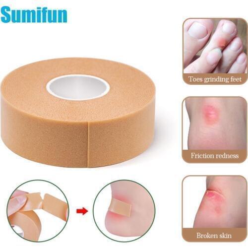 2pcs Multi-functional Bandage Medical Rubber Plaster Tape Self-adhesive Wrap Anti-wear Waterproof Heel Sticker Foot Pad D2110