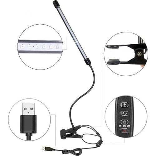 2pcs Small LED Growing Strip Light for Indoor Plants One Head 10W USB Grow Bar