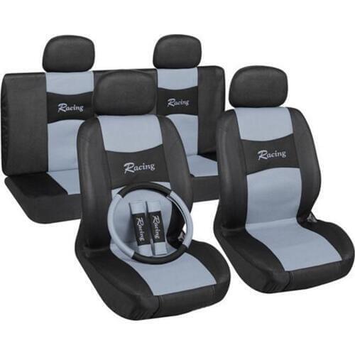 2017 Hot Sale Polyester Fabric Universal Car Seat Cover Fit Most Cars with Black+Blue/Red/Gray Car Styling Car Seat Protector