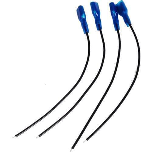 4 Pieces/Lot 10cm length Black Cable Wires with Terminals for Time Switch Timer SINOTIMER TM618 CN101 CN101A