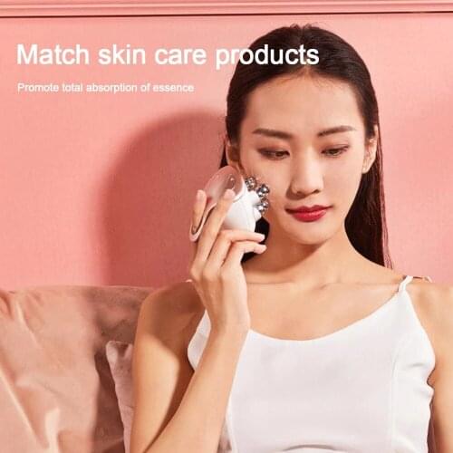 5 in 1 Facial Massager RF EMS with 4D Massage Head Home Use Facial Device Promote Face Cream Absorption Face Beauty Instrument