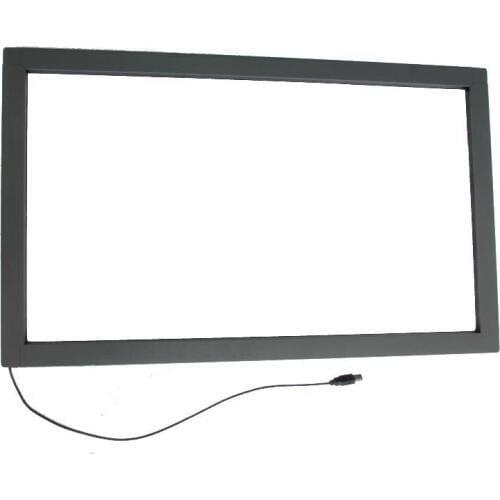 58inch interactive multi touch panel, infrared usb multi 4points touch frame overlay kit