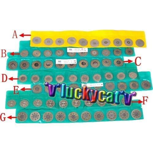 70 Pieces Dental Diamond Coated Cut-Off Polishing Wheel Solid Saw Disc Rotary Tool