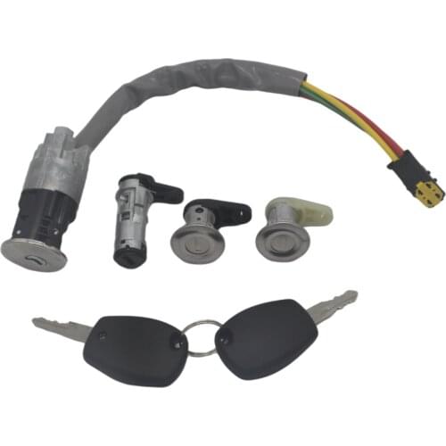806014108R 6001549589 487004353R 36.451.600 FULL SET IGNITION SWITCH TAILGATE LOCK FOR RENAULT DACIA LOGAN