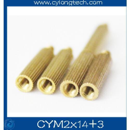 Free shipping M2*14+3mm cctv camera isolation column 100pcs/lot Monitoring Copper Cylinder Round Screw