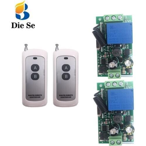 433MHz Wireless Universal Remote Control Switch AC 100V 220V 10A 1CH rf Relay Receiver and Transmitters 500m long range control