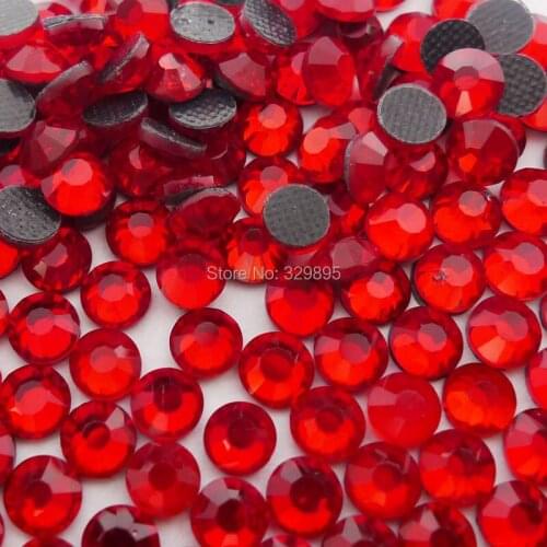 Shinning Siam SS6-SS40 DMC HotFix Rhinestone Flatback Glass Iron-on Stones For Clothing garment shoes bags nail jeans Decoration