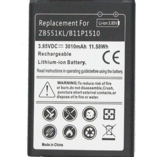 Ciszean 1x 3010mAh / 11.58Wh B11P1510 / C11P1510 Replacement Battery For ASUS ZenFone Go TV X013DB ZB551KL + Tracking Code