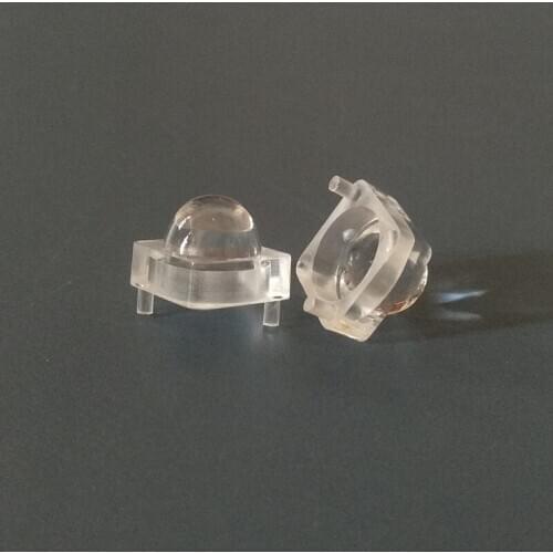 #CJSE-10.3 New High quality LED Lens for 5050, 3535, 3030, Size: 10.3X10.3mm, 15 degree, With feets, Clean surface, PMMA
