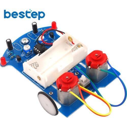 DIY Kit D2-5 Intelligent Tracking Line Car Suit Motor Electronic Assembly Smart Patrol Smart Automobile Parts