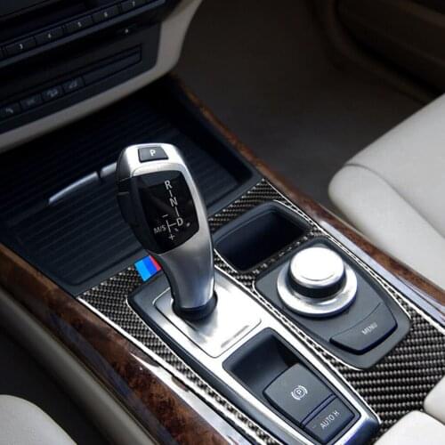 For BMW E70 Old X5 E71 Old X6 Gear Panel Low Configuration - Start Button Red - Left Hand Drive X5 (2008-2013) X6 (2009-2014)