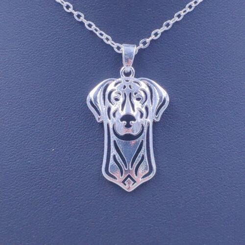 Doberman Vivid Necklace Dog Animal Pendant Gold Silver Plated Jewelry For Women Male Female Girls Ladies Boys Cute N025