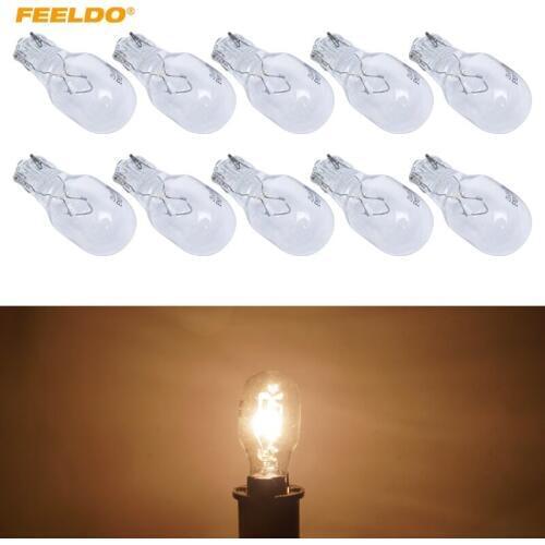 FEELDO 40Pcs Car T15 Wedge 12V 16W Halogen Bulb External Halogen Lamp Replacement Dashboard Bulb Light #AM1310