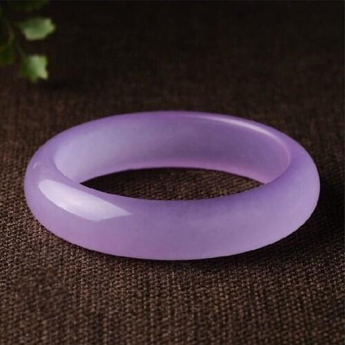 Violet Jade Bracelet Purple Hibiscus Stone Jade Bracelet Quartz Rock Jade Bracelet Emerald Extreme Ice Bracelet