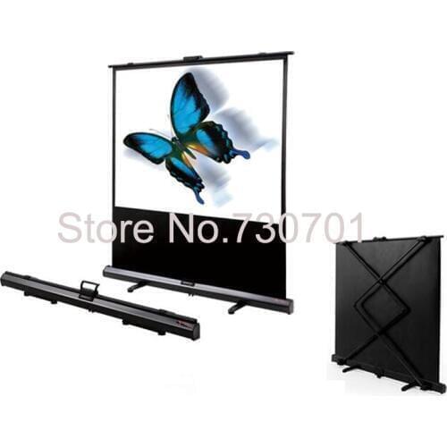 Hot sale easy carry projector screen pull down type for home hotel convenient usage 120 inch 16:9