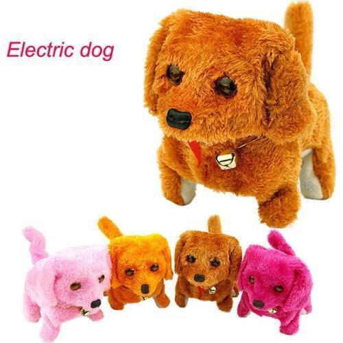 BB Interesting toys Dog Electronic plush dolls Baby toys Robot dog brinquedos Electronic Pets Kids toys Cute Walking Barking