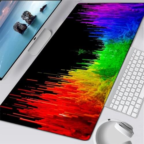 Mouse pad Razer Gaming Accessories Computer Large 900x400 Mousepad Gamer Rubber Carpet With Backlit Play CS GO LOL Desk Mat