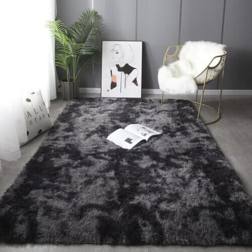 Gradient Color Carpets Non-Slip Soft Rugs Modern Shaggy Carpet for Home Decor Washable Carpet Living Room Carpet Fluffy Area Rug