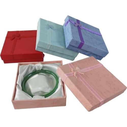 Colorful Cloud Paper Jewelry Packaging Gift Box Bracelet Box Bracelet Storage Box 12 Pcs/lot 9 * 9 * 2Cm