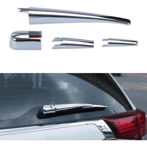 ABS Chrome Rear Wiper Cover Rear Window Wiper Cover Exterior Modification for Mitsubishi Outlander 2013-2019