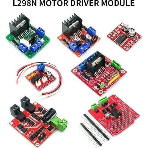 Driver module L298N for Arduino DIY Electronics robot smart car breadboard,use Double H-bridge DC motor driver chip L298N