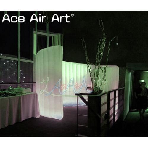 Customized inflatable spiral photo booth,selfie booths,open air trade show,hook exhibition backdrop with made in China