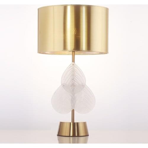 Modern Simple Glass Table Lamp E27 with Matt White Glass Lampshade Desk Lights for Bedroom Study Room Home Reading