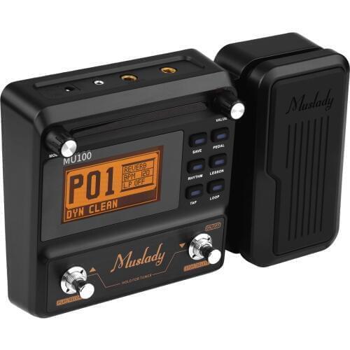 Muslady MU100 Guitar Multi-effects Processor Effect Pedal Supports 180s Loop Recording Tuner Accessories