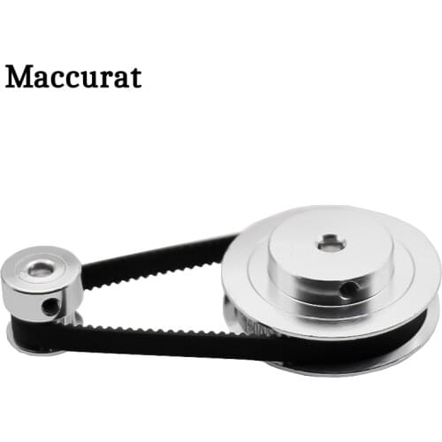 GT2 Timing Belt Pulley 60teeth 20teeth 5mm/8mm Reduction 3:1/1:3 belt width 6mm for 3D printer DIY accessories