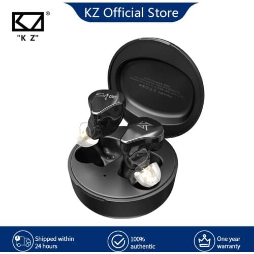 KZ SA08 TWS True Wireless Bluetooth v5.0 Earphones 8BA Units Game Earbuds Touch Control Noise Cancelling Sport Headset
