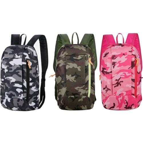 10L Ultralight Men Women Sports Backpack Hiking Camping Camouflage Backpack Kids Waterproof Climbing Outdoor Travel Small Bags
