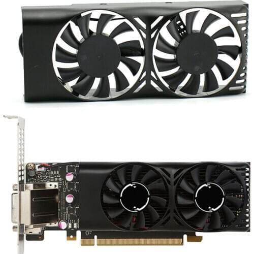 Dual Fan Cooling Fan for MSI GeForce GTX 1050 2GT LP Graphics Card Cooler with Housing for MSI GeForce GTX 1050 2GT LP Accessory