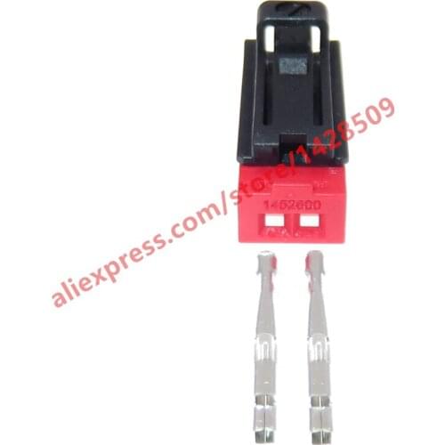 5 Sets 2 Pin 0.6 Series 1452599-1 Automobile Wire Harness Female Connector Unsealed Electrical Cable Plug 1452600