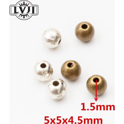 100pcs Wood Vintage silver zinc alloy Large Hole Beads charms DIY European Bracelet jewelry Fittings.5920