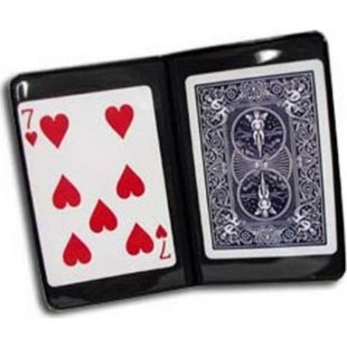 2pcs/Lot Plastic Wallet For Cards W/Extra Pocket,Magic Accessories,Card Magic Tricks,Close Up,Illusions,Magician Wallet